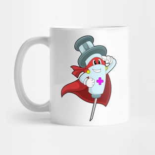 Hero as Nurse with Syringe Mug